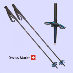 Bâtons spécifiques pour le ski de randonnée