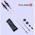 Mont Rose Lady RT331 Folding poles Alu 7075 Gris Cervin 135cm