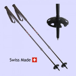 Bâtons spécifiques pour le ski de randonnée