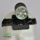 RocAlpes RV620 Lampe Frontale 970 lumens / 3 Leds Cree XML-T6